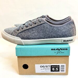 SeaVees Women’s Monterey Sneakers by J.Crew in Dark Gray Wool